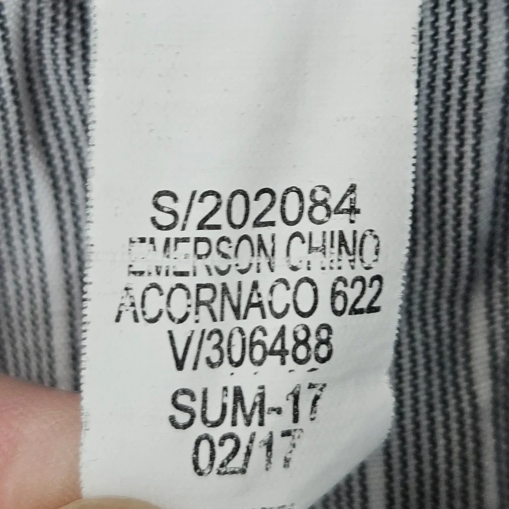 Banana Republic Emerson Chino Pants Men's 33x32 Tan Straight Leg Cotton Office